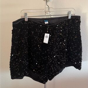 Old Navy high-waisted sequin shorts